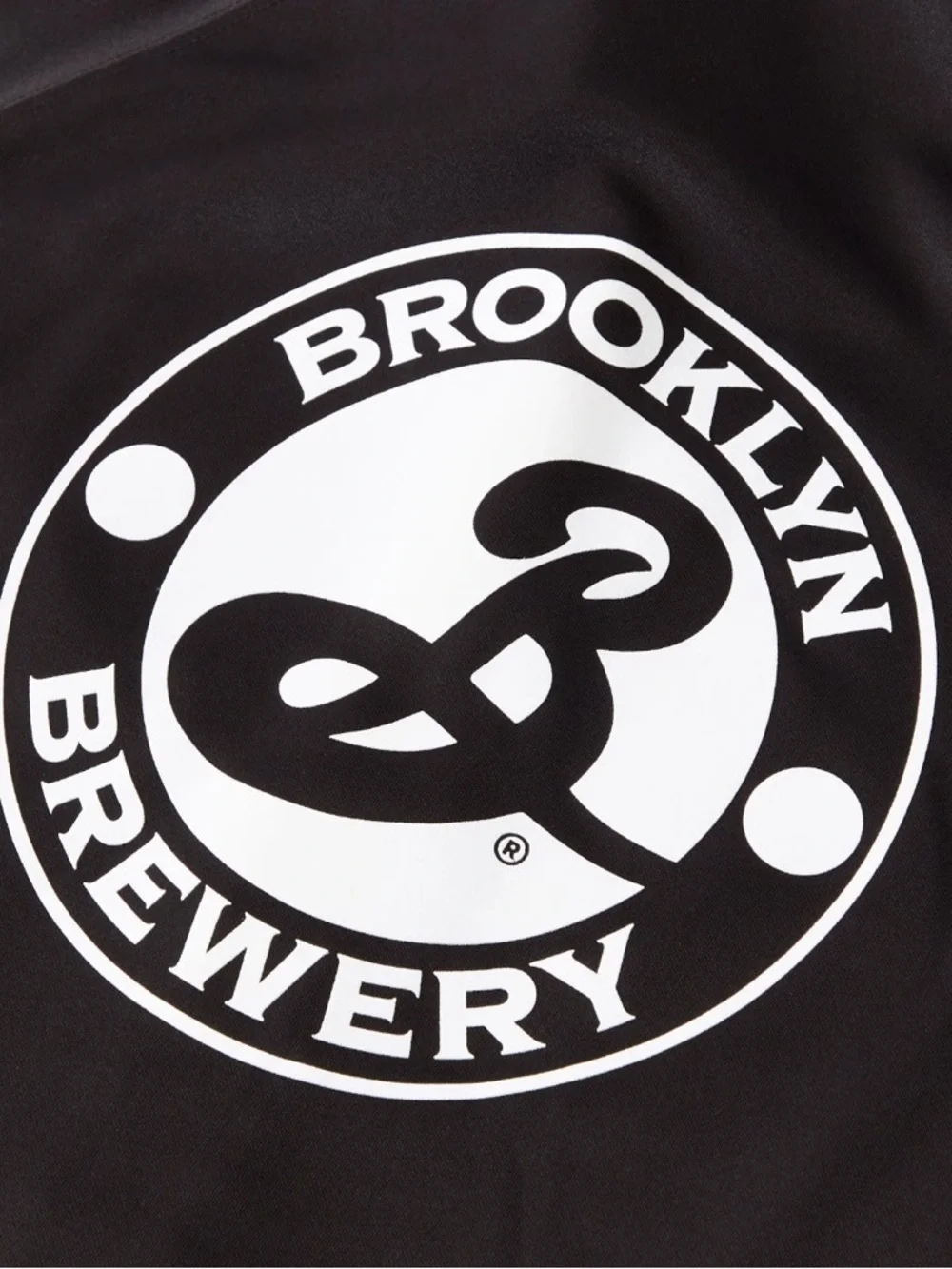 Brooklyn Brewery Vintage Black Track Jacket with White Stripe Small
